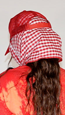 CHERRY SODA MESH TRUCKER HAT image 1