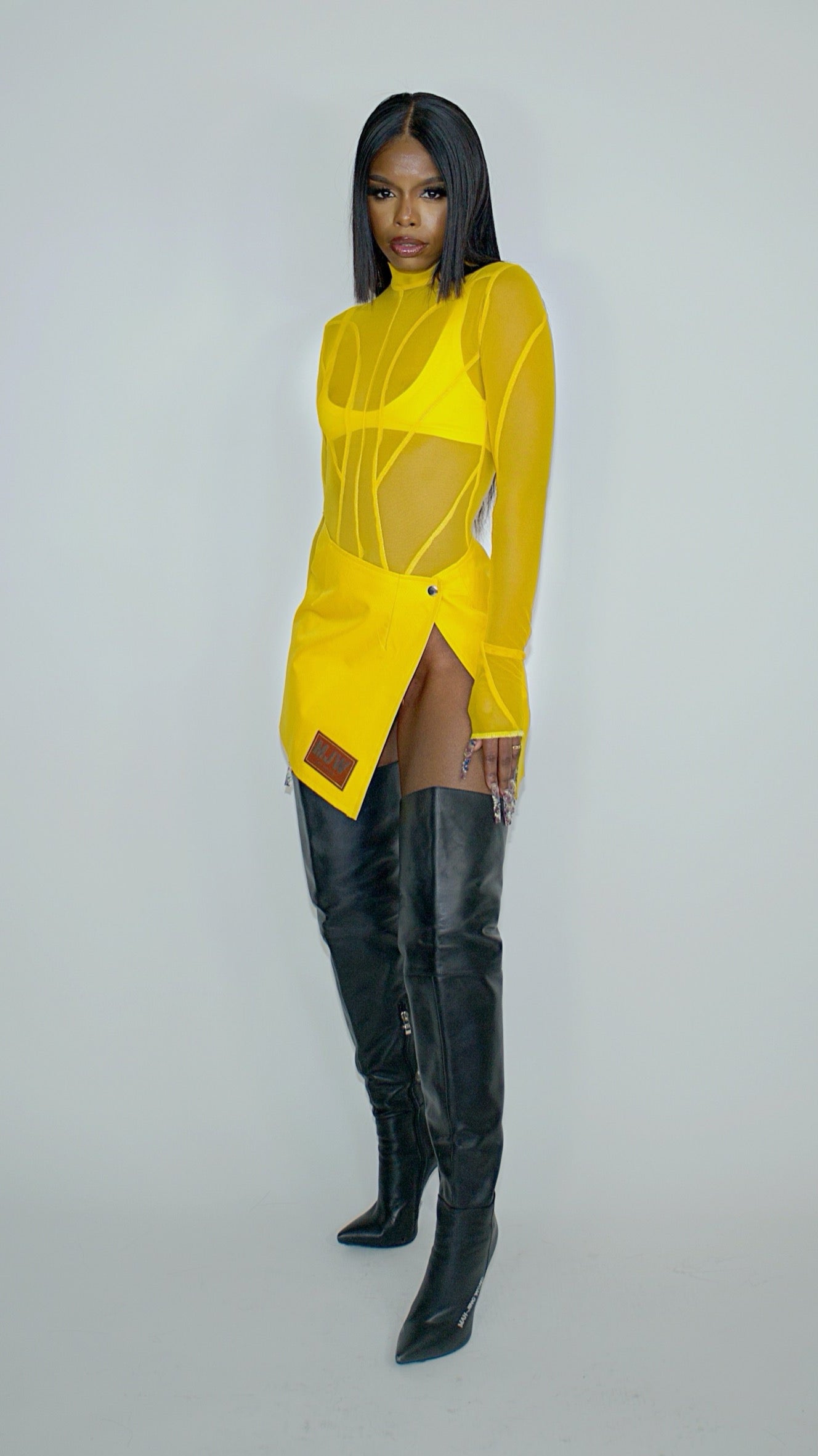 ANIME SLIT MINI SKIRT image 6