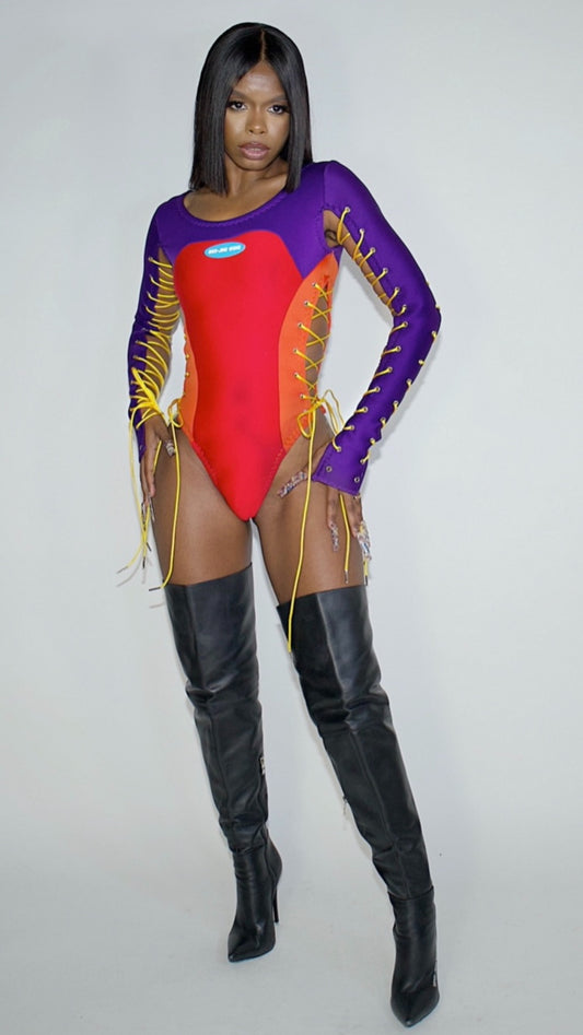 RODEO LACE-UP BODYSUIT image 0