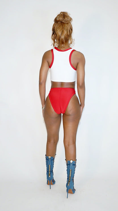 SWIM01 LOGO CROP TANK