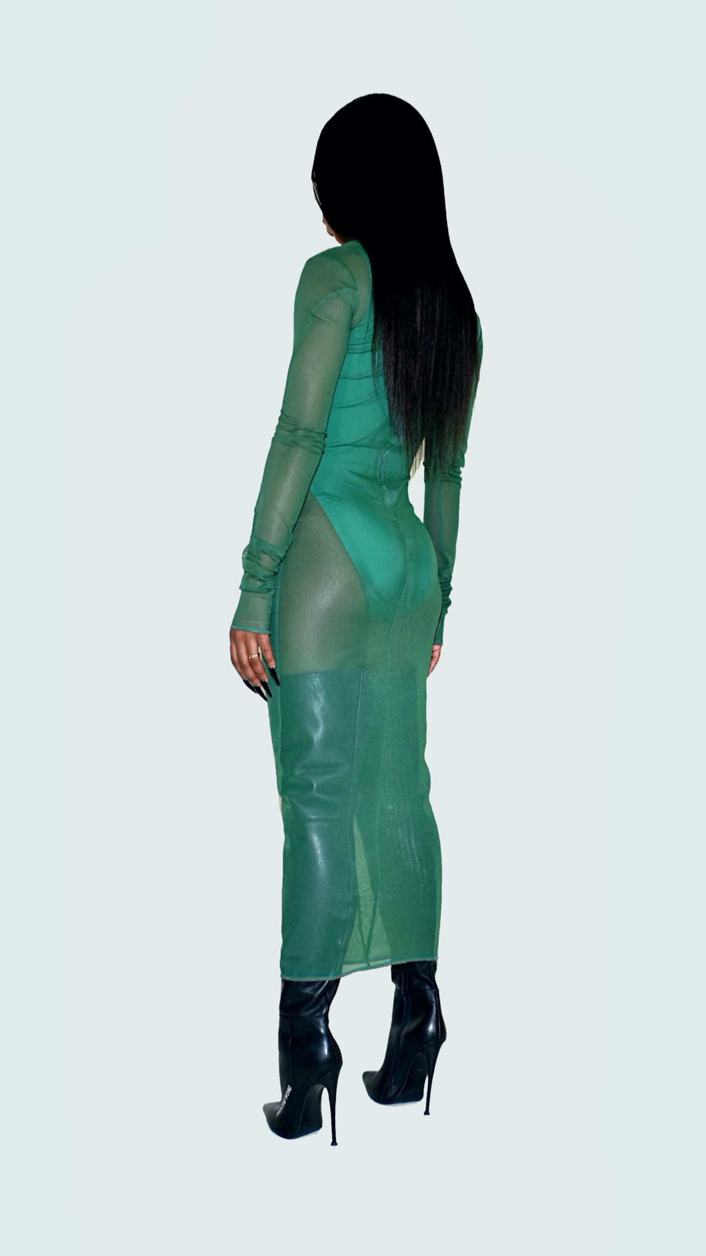 ROGUE DX SHEER MAXI DRESS