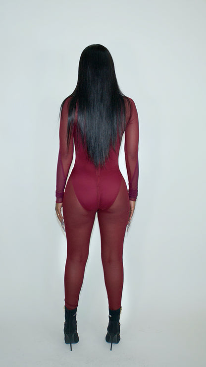 PLUTO 01 MESH CATSUIT